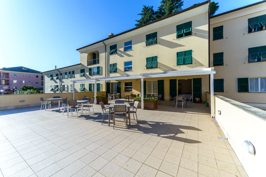 foto della terrazza Residenza Anni Azzurri Castagnola