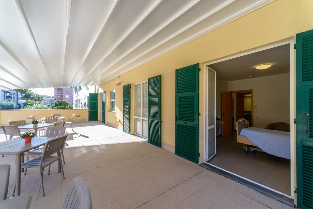 foto della terrazza Residenza Anni Azzurri Castagnola