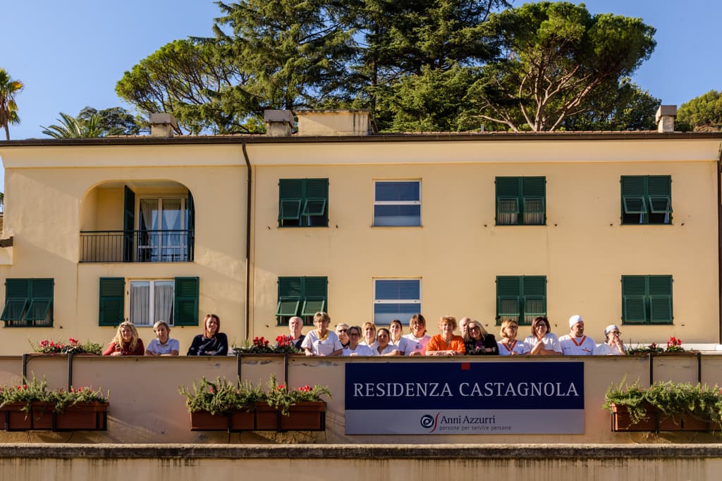foto equipe Residenza Anni Azzurri Castagnola